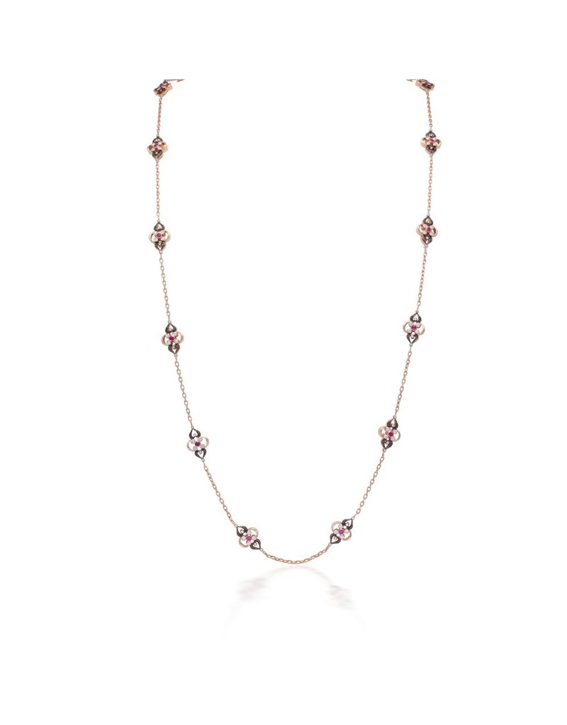 Artalana Secret Garden Long Chain in Rubies