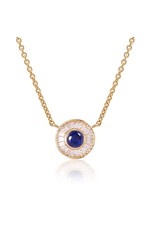 Shanhan Moon Necklace in Peacock