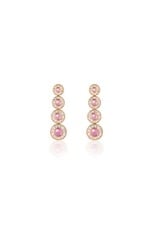 Shanhan Moon Earrings in Cherry Blossom