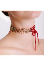 Shanhan String Dancer Choker In Cherry Blossom