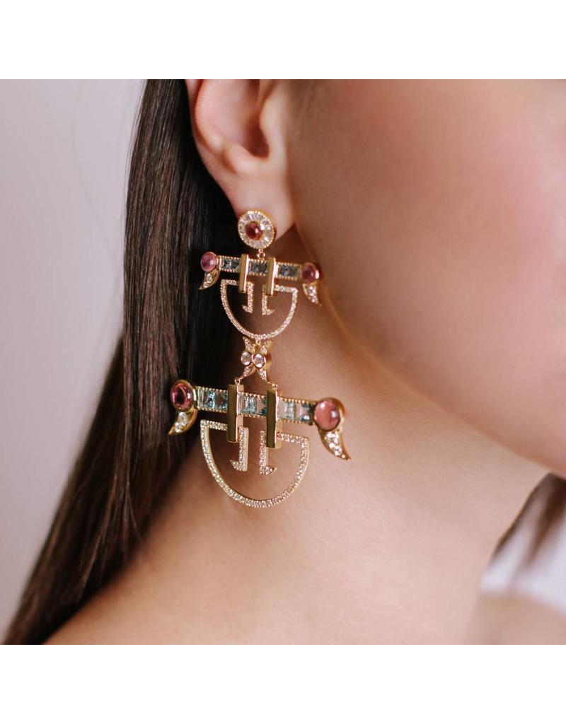 SKJ Shanhan Eden Pagoda Earring