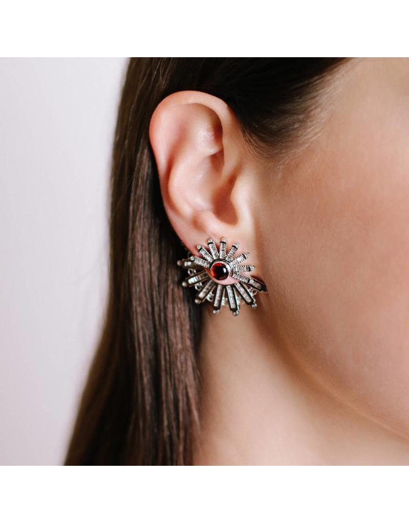 Shanhan 5-Way Earrings with Diamonds