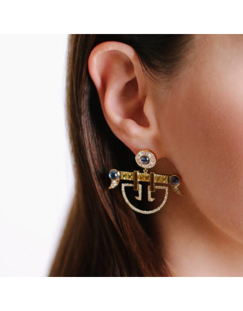 Shanhan String Dancer Earrings in Narcissus