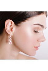 Shanhan Moon Earrings in Cherry Blossom