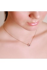 Shanhan Moon Necklace in Cherry Blossom