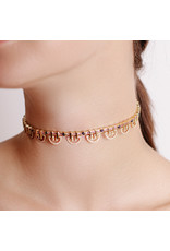 Shanhan String Dancer Choker In Cherry Blossom