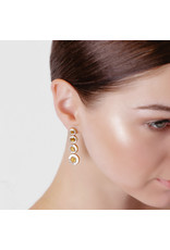 Shanhan Moon Earrings in Narcissus