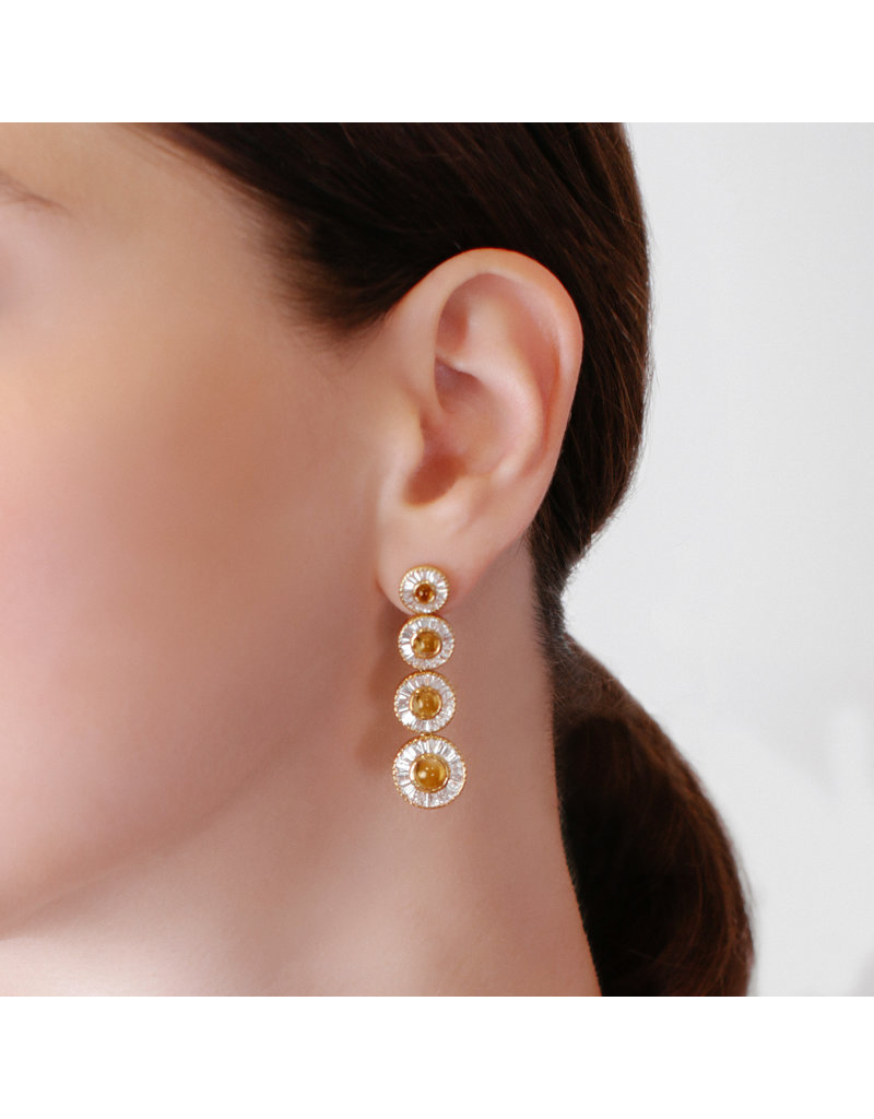 Shanhan Moon Earrings in Narcissus