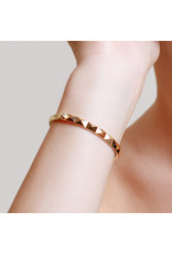 Calliope Carnival Bangle in Full Yellow Gold