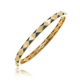 Calliope Carnival Bangle Yellow Gold in Tosca