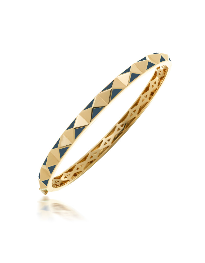 Calliope Carnival Bangle Yellow Gold in Tosca