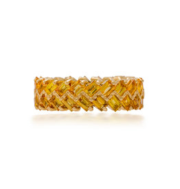 Shanhan Chevron Ring in Narcissus