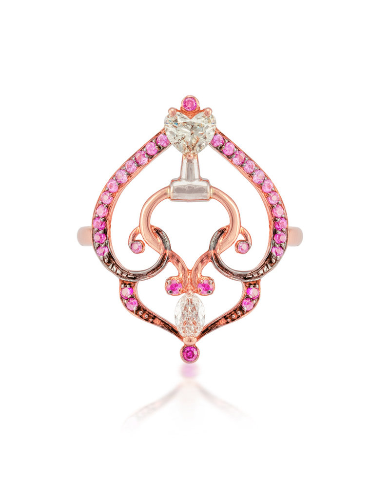 Artalana Falabella Ring in Pink