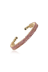 Shanhan Chevron Bangle in Cherry Blossom