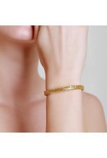 Shanhan Chevron Bangle in Narcissus