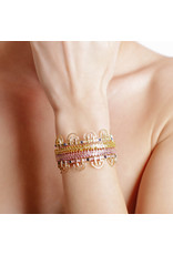 Shanhan String Dancer Bangle in Cherry Blossom without Diamonds