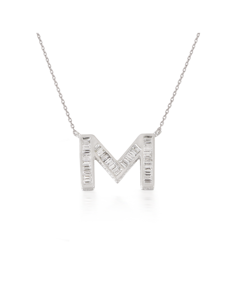 Spell My Love Necklace in Letter M