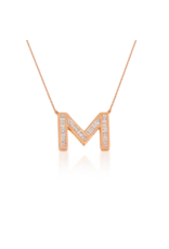 Spell My Love Necklace in Letter M