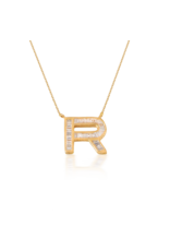 Spell My Love Necklace in Letter R