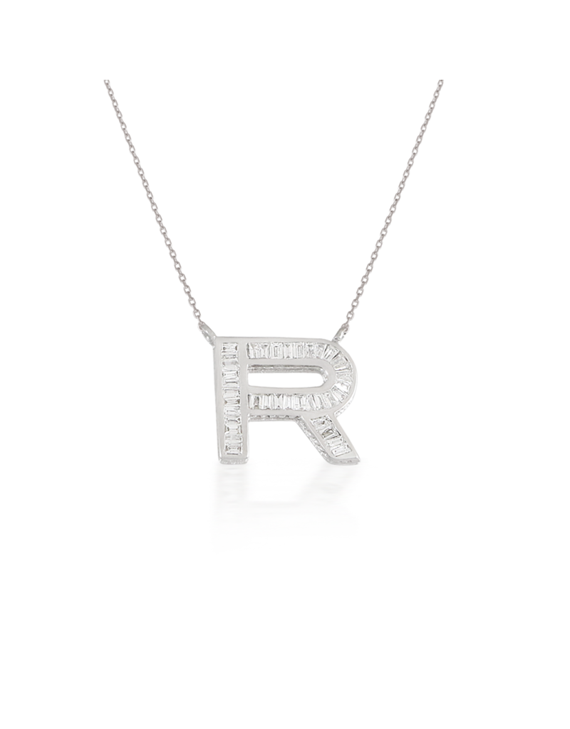 Spell My Love Necklace in Letter R