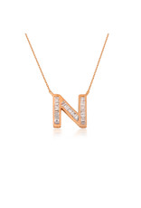 Spell My Love Necklace in Letter N