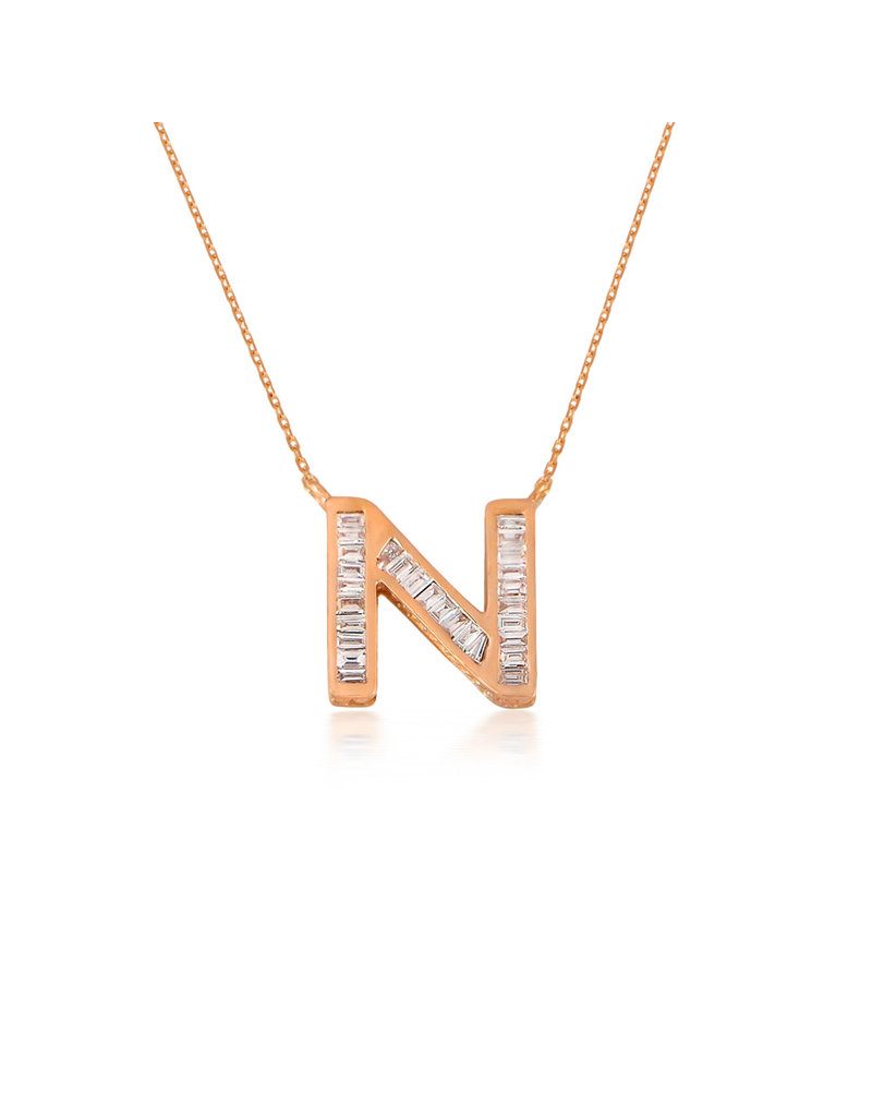 Spell My Love Necklace in Letter N