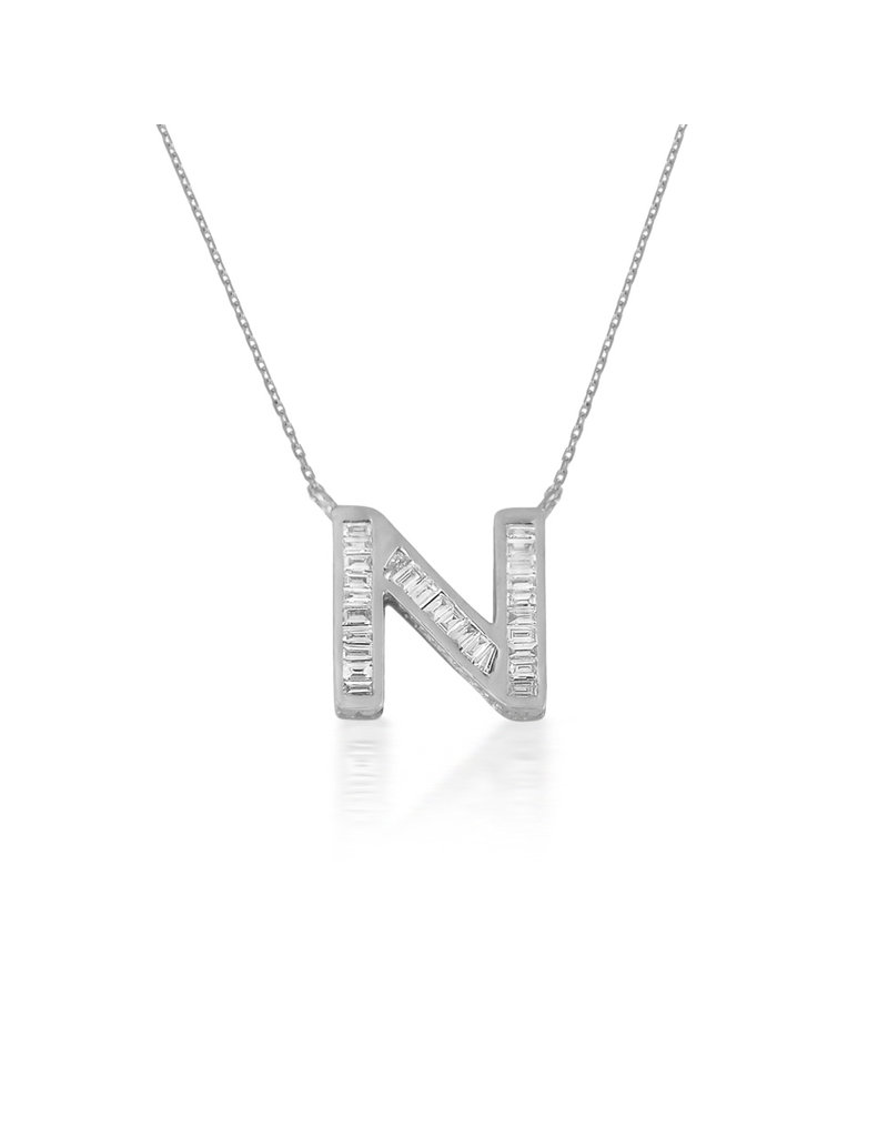 Spell My Love Necklace in Letter N