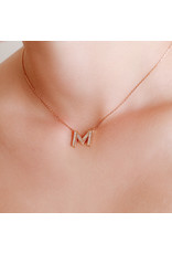 Spell My Love Necklace in Letter M