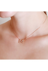 Spell My Love Necklace in Letter M