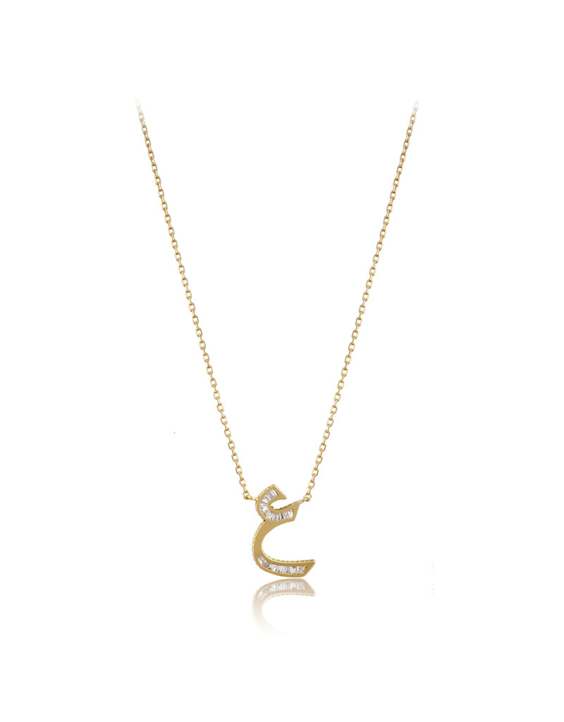Spell My Love Necklace in Letter Ain