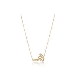 Spell My Love Necklace in Letter Ha