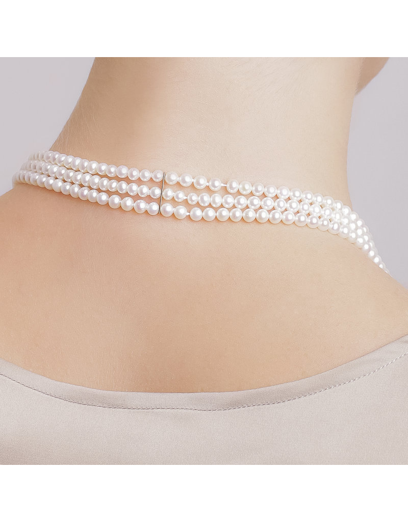 Calliope 3-Strand Pearl Necklace