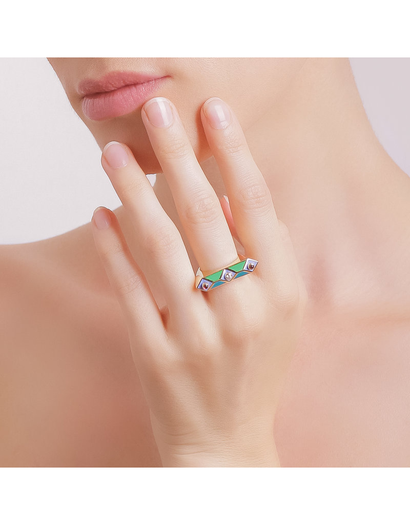 Calliope Harlequin Ring