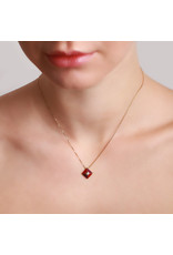 Calliope Harlequin Star Motif Necklace in Scarlet