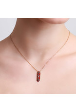 Calliope Harlequin Star Necklace in Scarlet (Limited Edition)