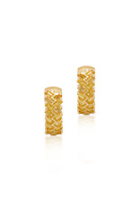 Shanhan Chevron Mini Hoop Earrings in Narcissus