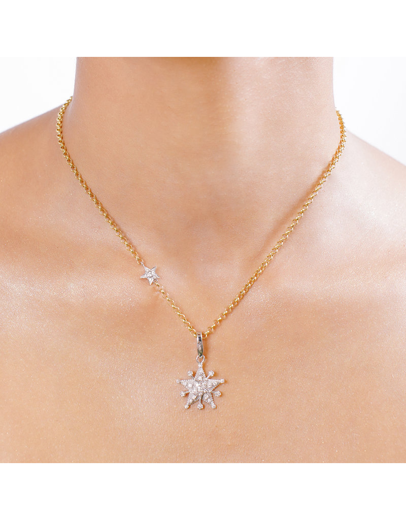 Starflake 2-Star PM Necklace