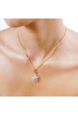 Starflake 2-Star PM Necklace