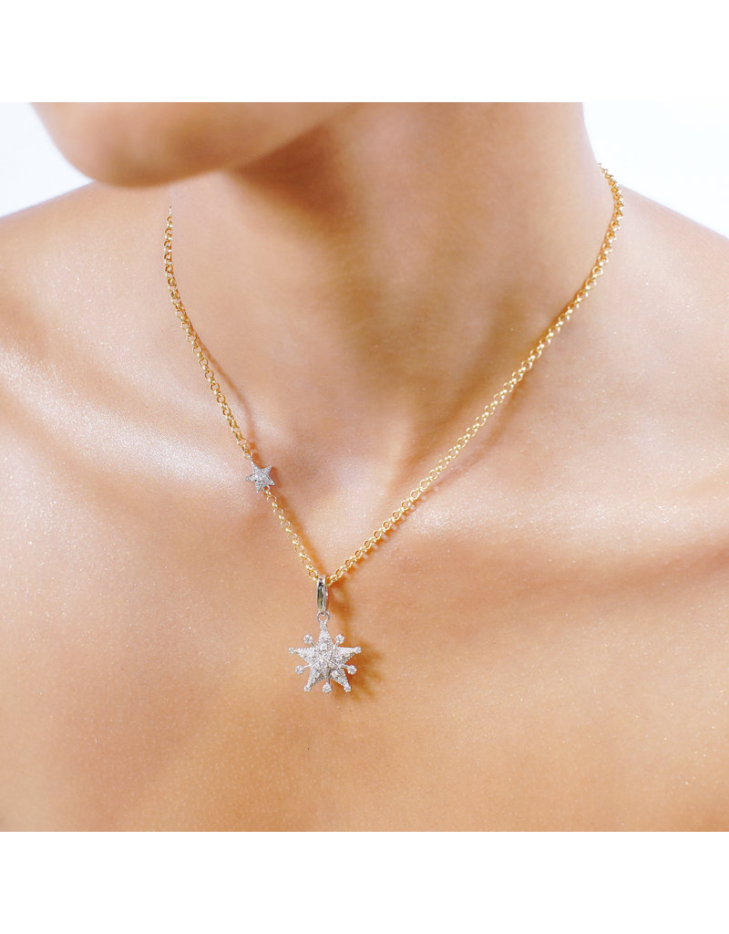 Starflake 2-Star PM Necklace