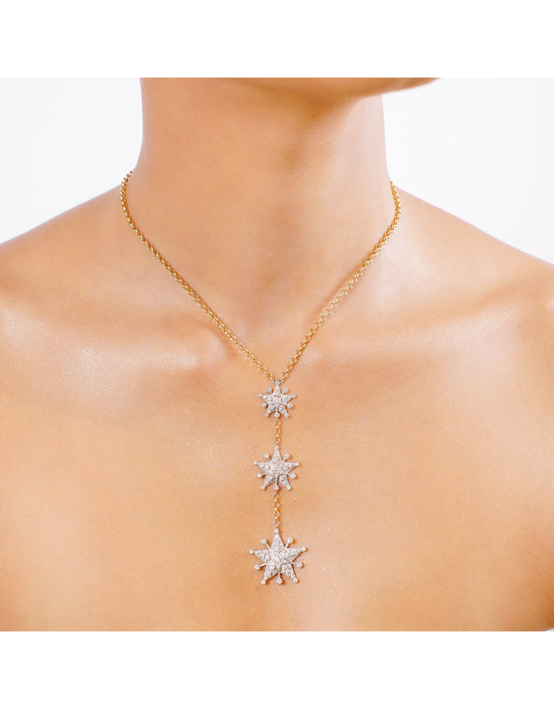 Starflake  3-Star GM Necklace