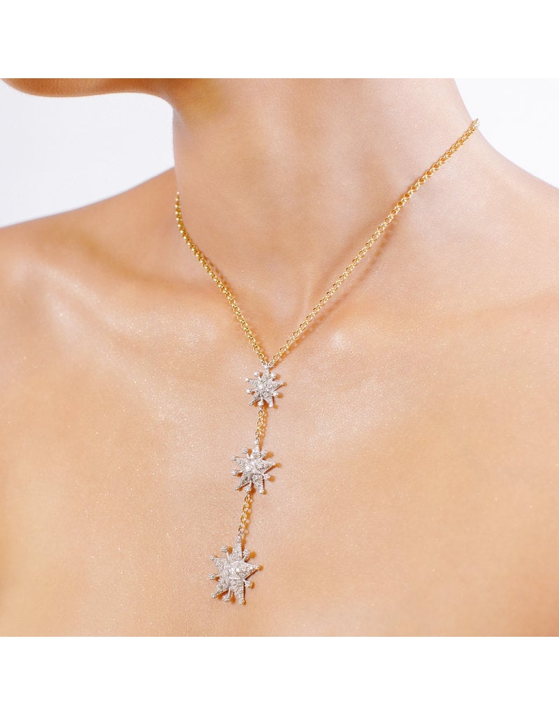 Starflake  3-Star GM Necklace