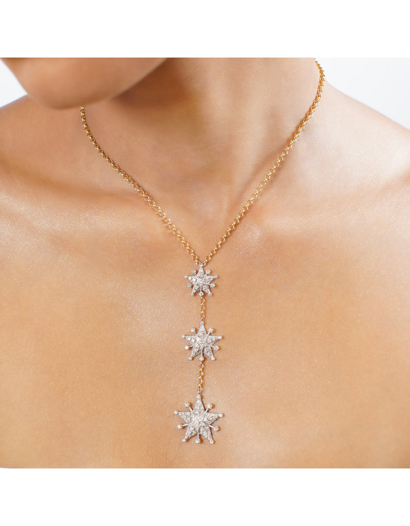 Starflake  3-Star GM Necklace