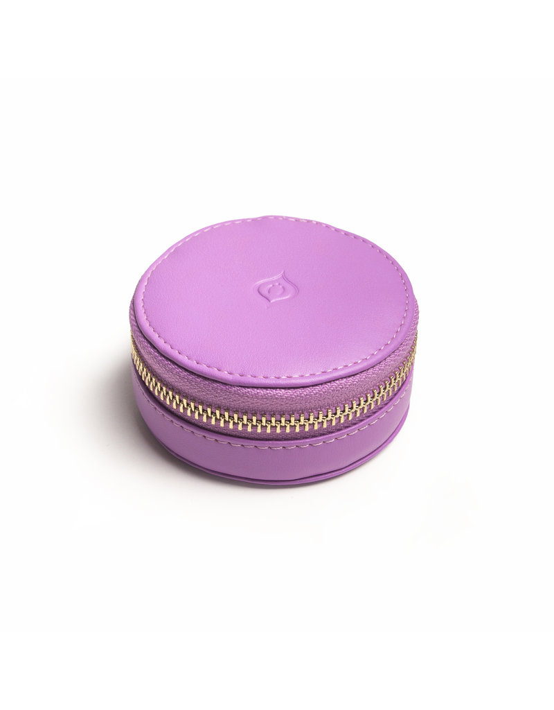 Round Travel Case in Pink