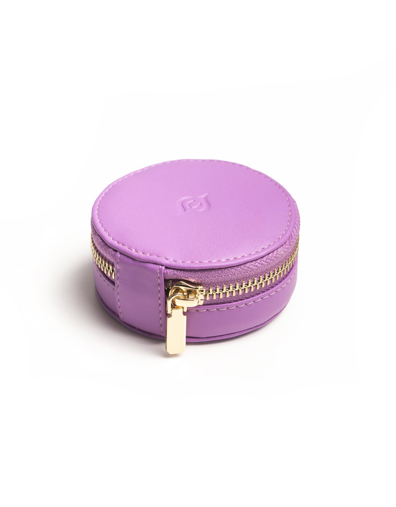 Round Travel Case in Pink