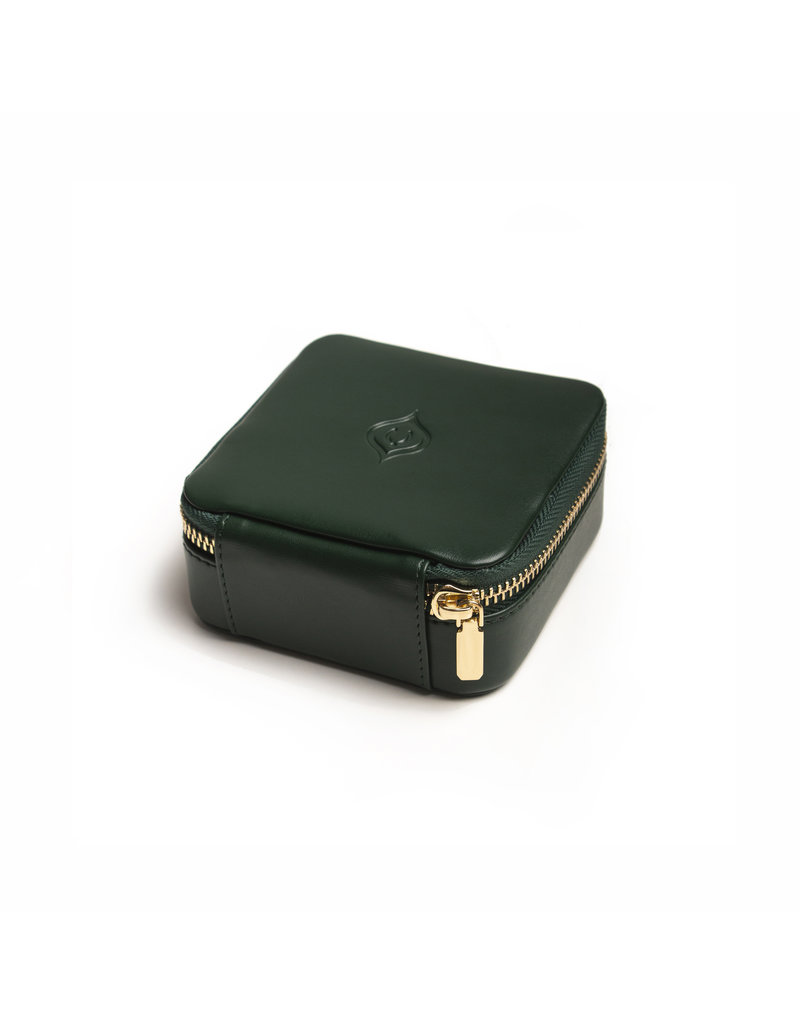 Square Travel Case in Green