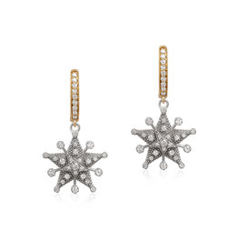 Starflake  1-Star Drop Dangle Earrings