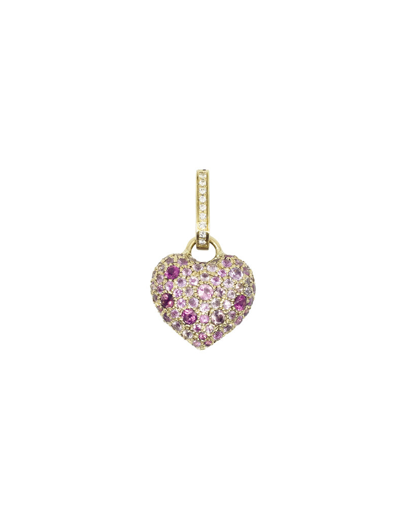SKJ Queen of Hearts Mini in Pink Sapphire Pavé
