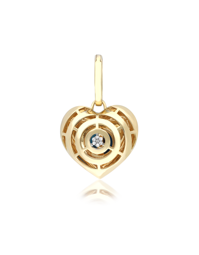 SKJ Queen of Hearts Round Eye Charm