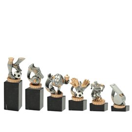 Voetbalstandaard op marmer