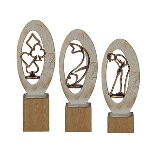 BEH 557 Trofee schaken op hout